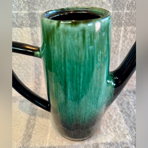 Vintage Blue Mountain Pottery Coffee Pot Blue & Green Drip Glaze - Picture 6 of 13